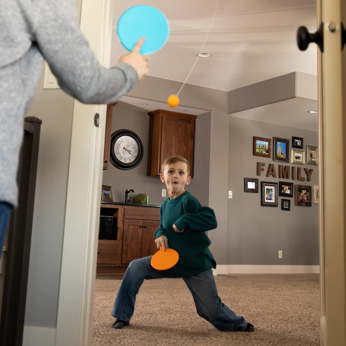Juego de Ping Pong en Puerta